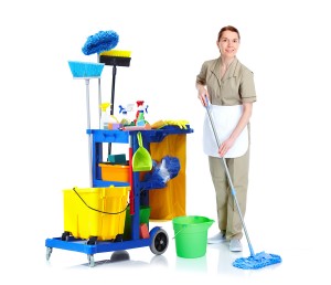 Cleaner-maid-woman-with-mop-an-